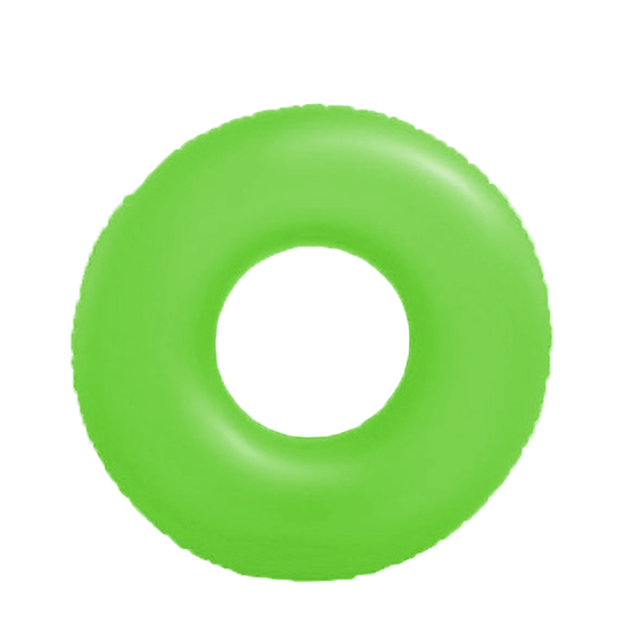 Bouée Intex vert fluo ø91cm