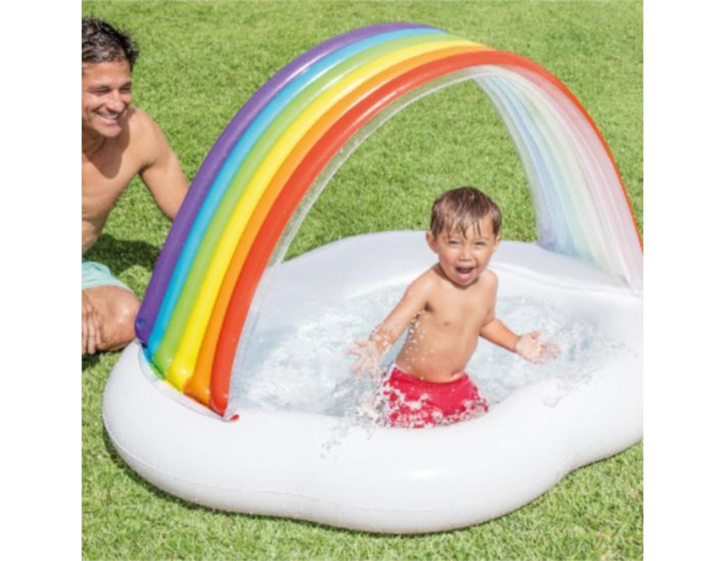 Piscine bébé arc-en-ciel