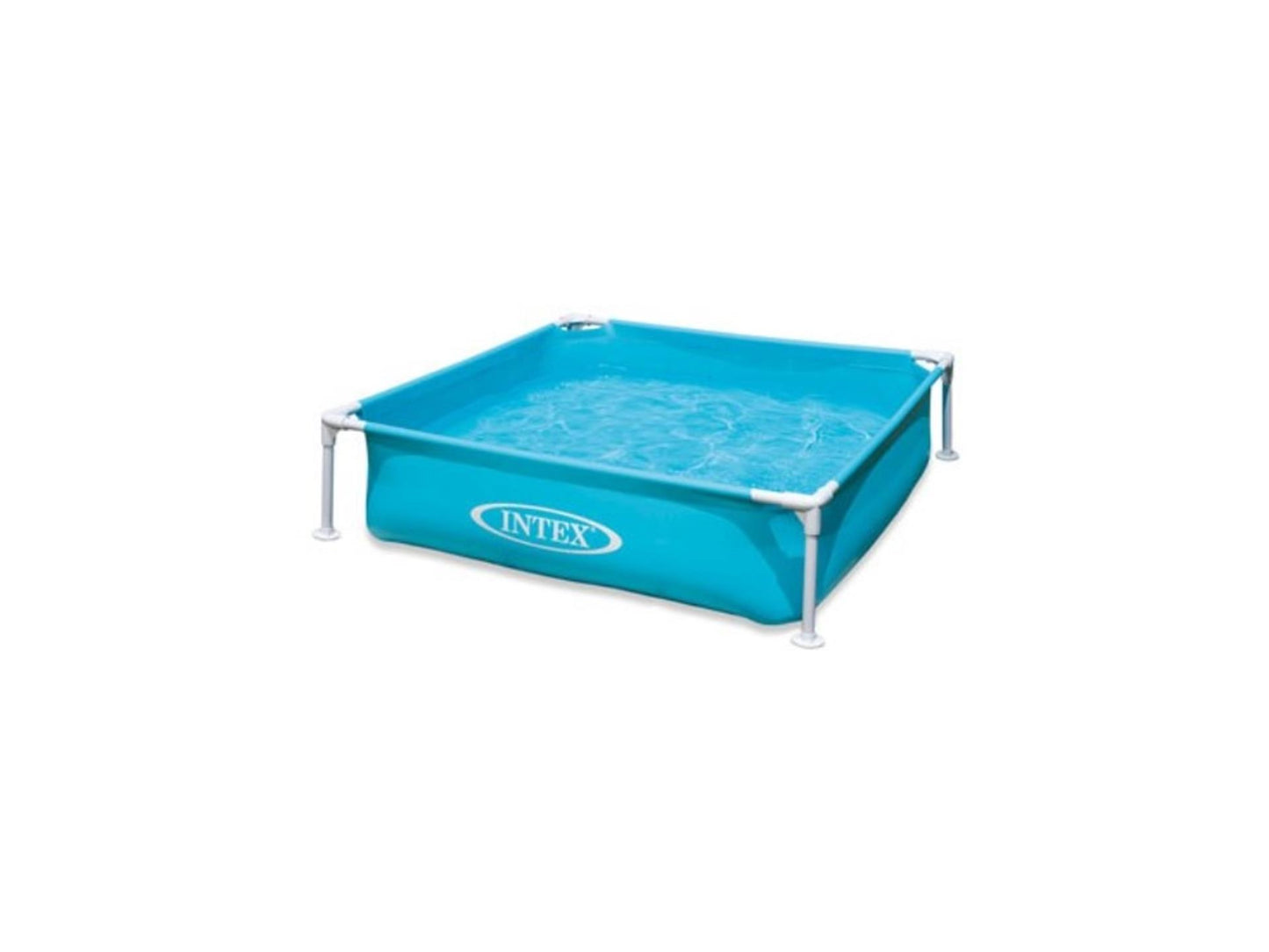Piscine pour enfants Intex mini frame bleu, 122x122 cm, 3 ans et plus