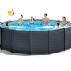 Panne de graphite de piscine Intex 478 x 124 cm