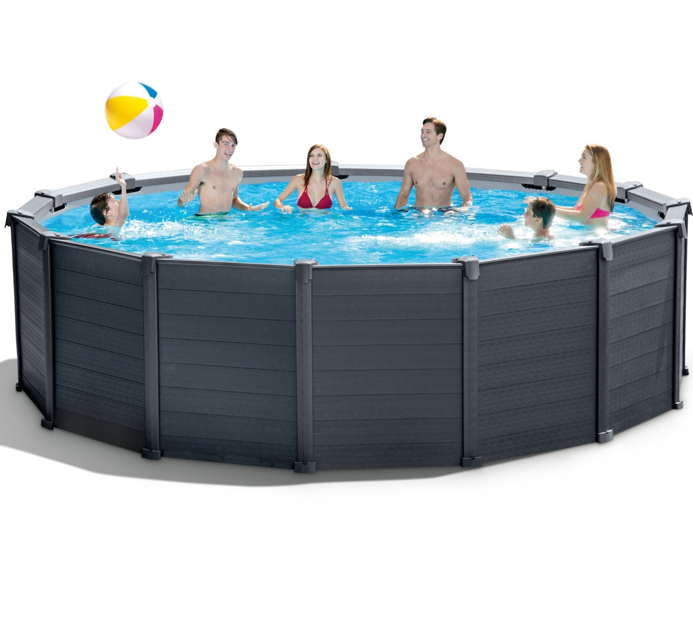 Piscine Intex Graphite Panel 478 x 124 cm