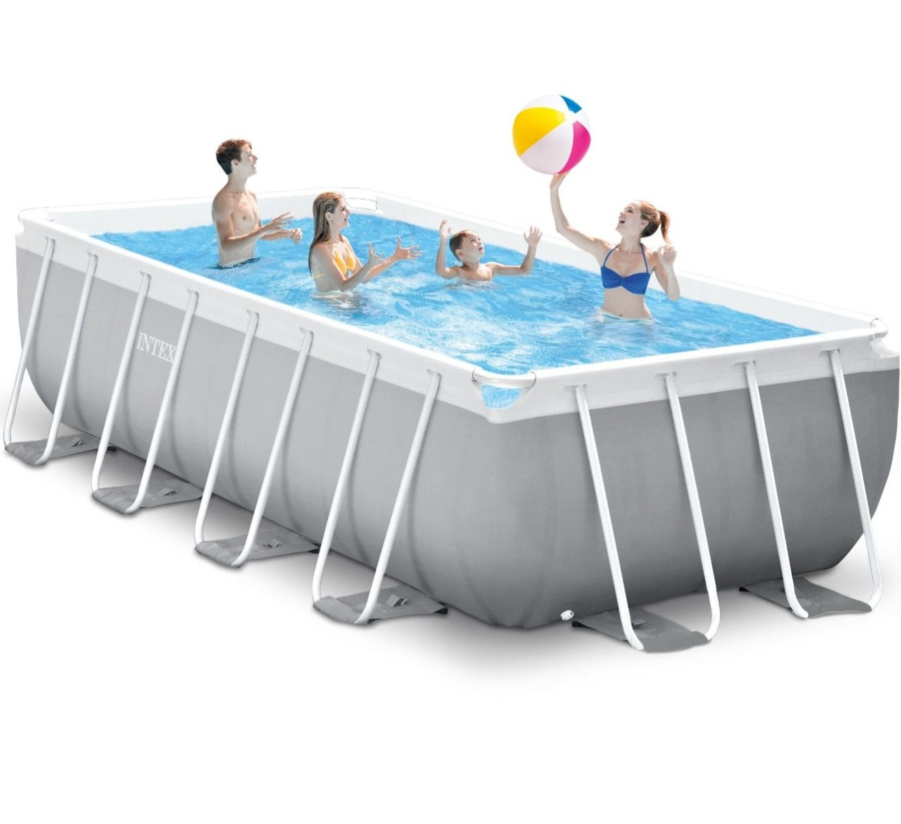 Piscine Intex Prism Crame 488 x 244 x 107 cm Piscine rectangulaire