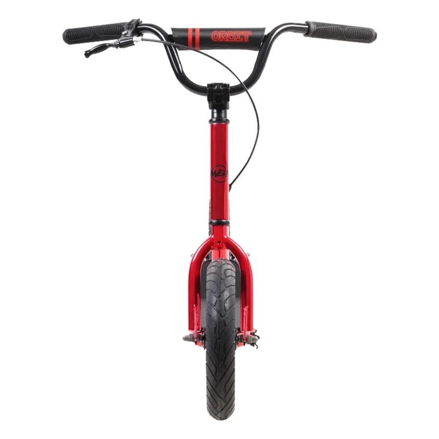 inverser le scooter rouge