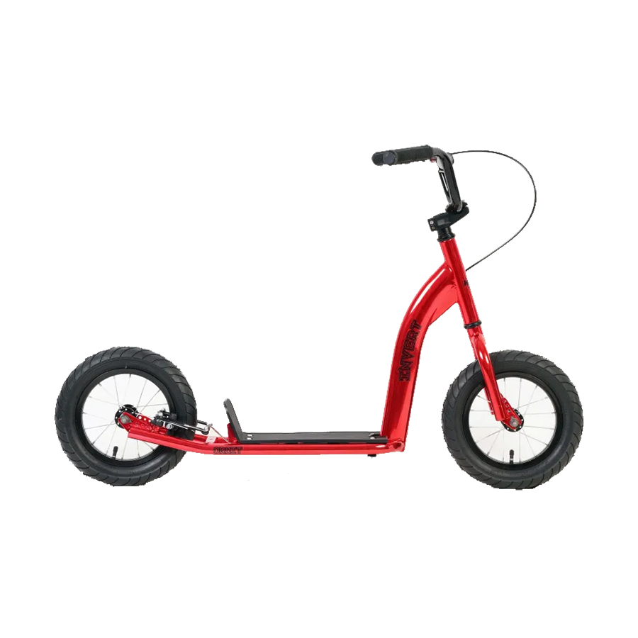 inverser le scooter rouge