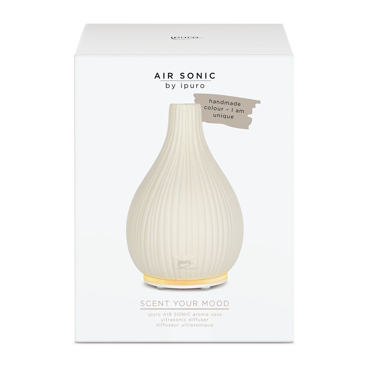 Vase aromatique Ipuro air sonic blanc