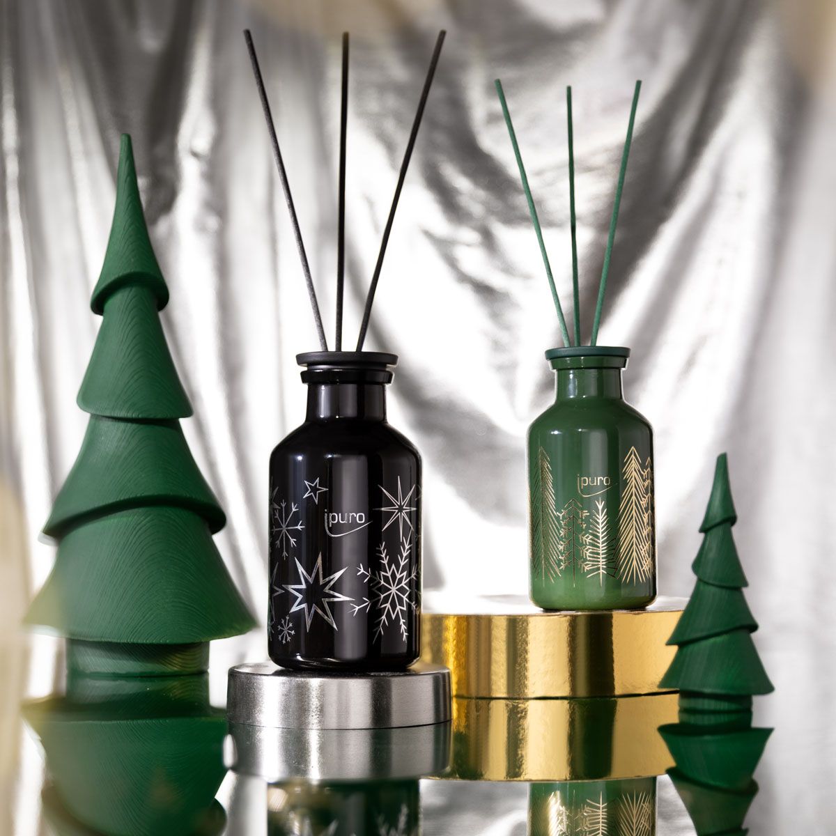 Diffuseur de parfum Ipuro festif à feuilles persistantes 240ml