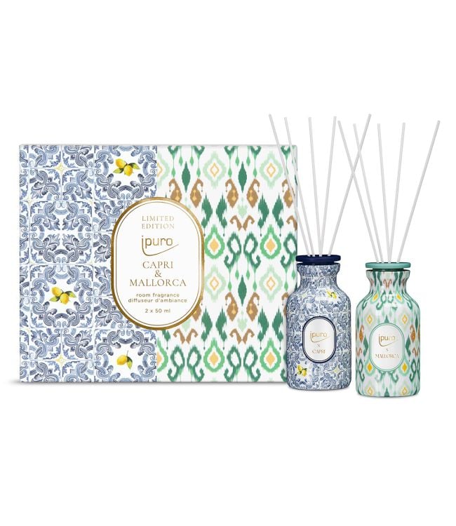 Ipuro Geurdiffuser Set Capri Majorque 2x50ml