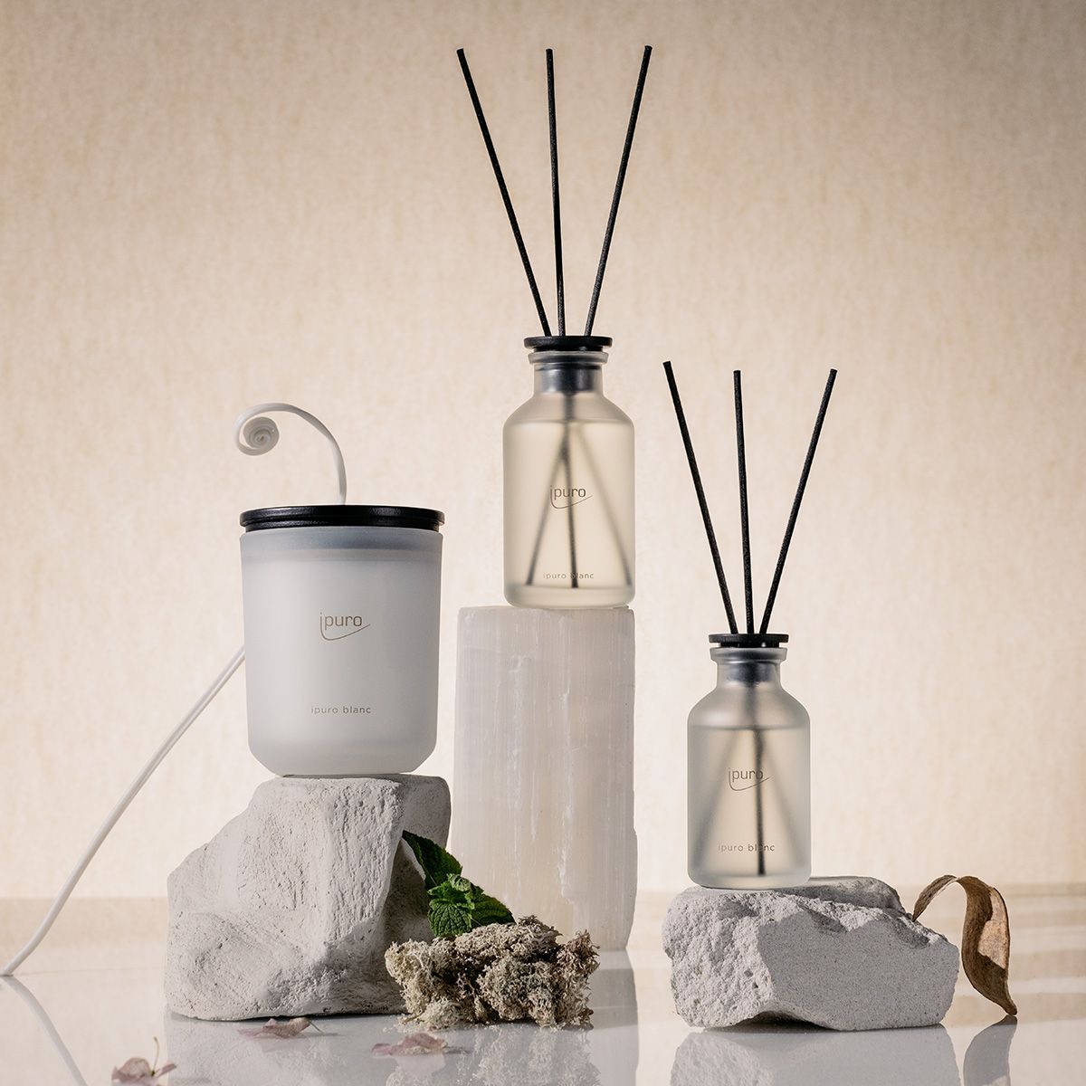 Ipuro ipuro parfumé Candle Blanc 270gr