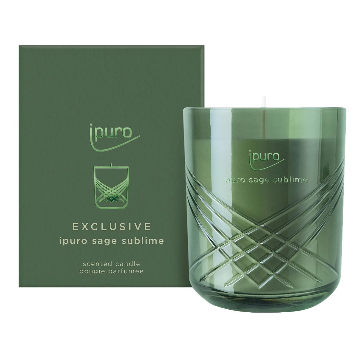 Ipuro ipuro parfumé à la bougie Sage sublime 270gr
