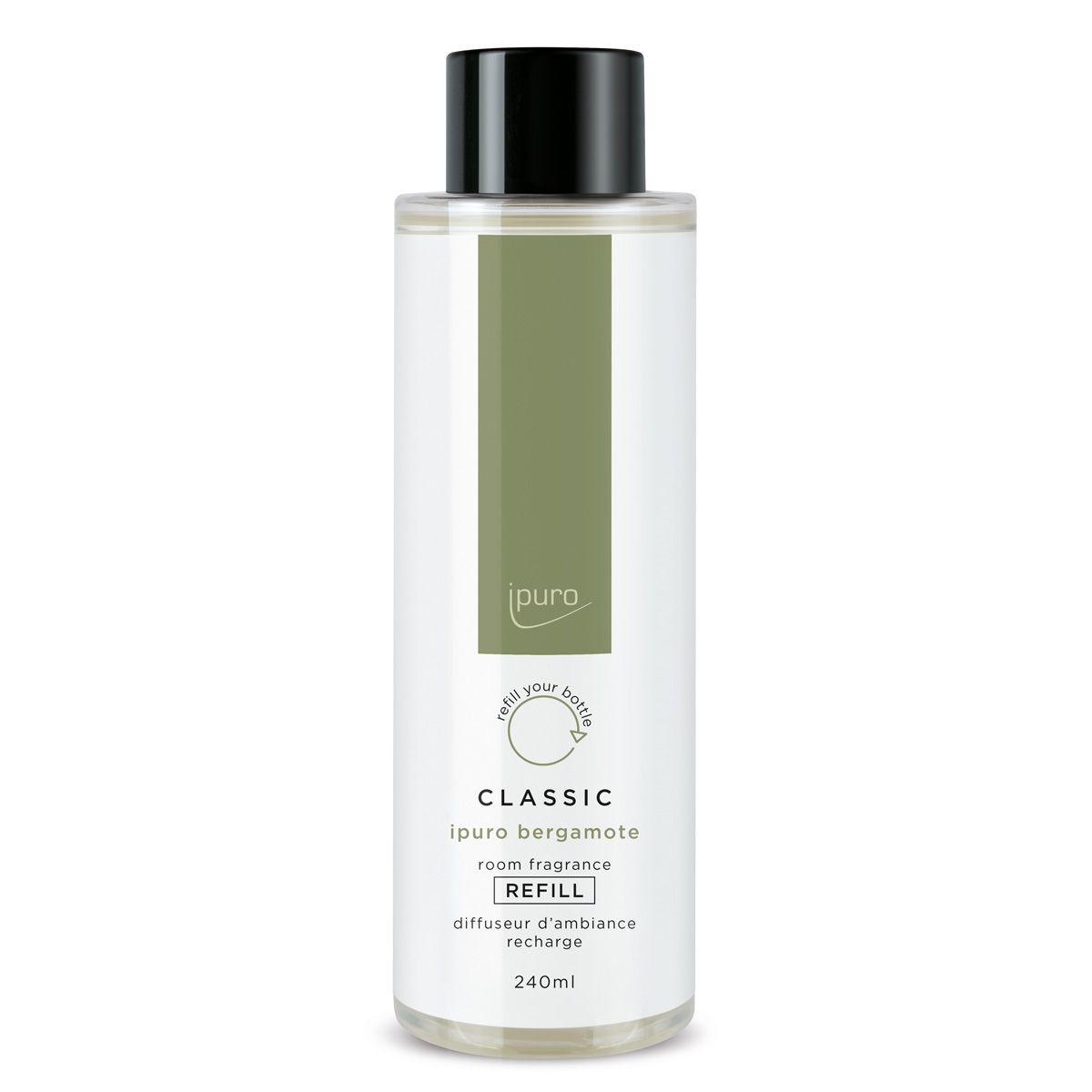 Ipuro Ipuro Gerdiffuser REFILL BERGAMOTE 240ML