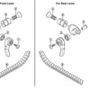 Manettes de changement de vitesse Shimano Dura Ace SL-BS79 2 3x10 vitesses