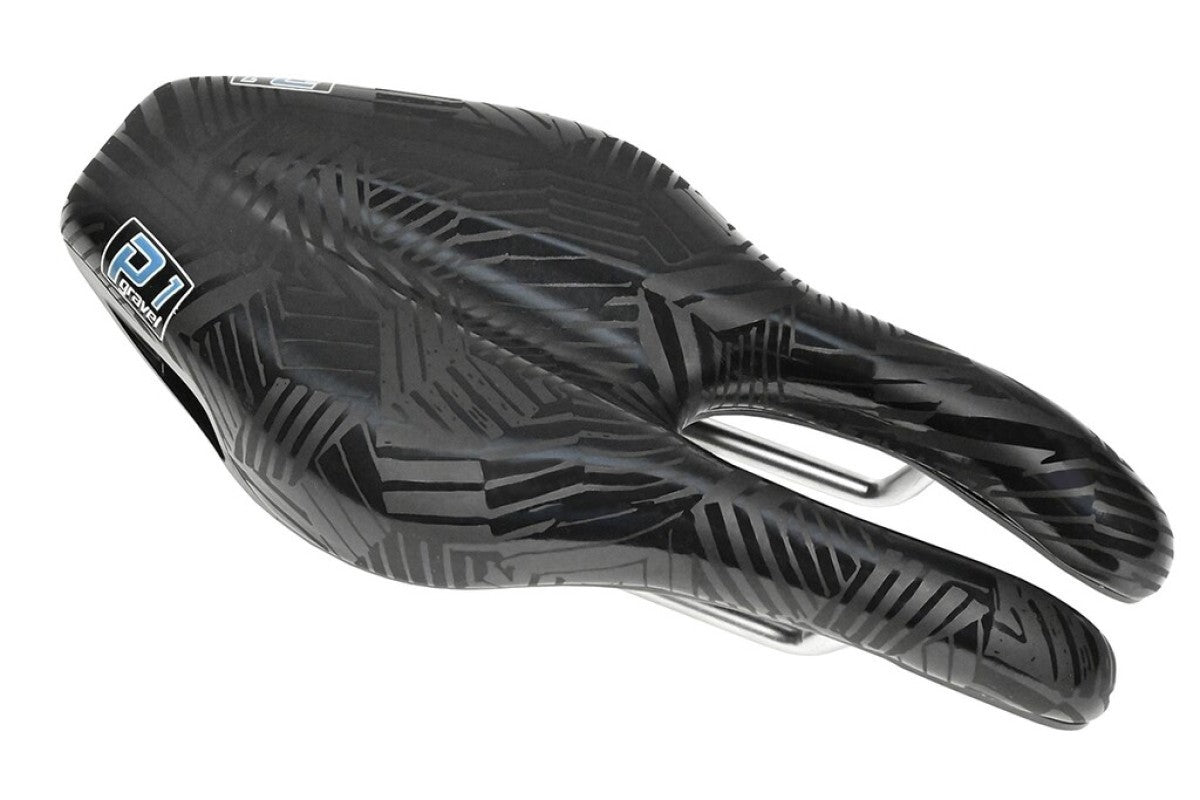En collaboration avec la selle p1 gravel, noire