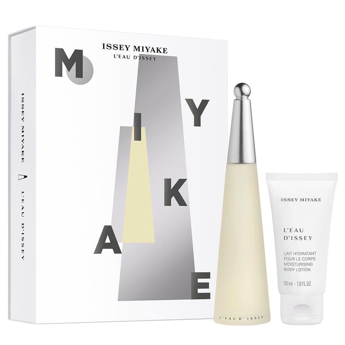 Ensemble de cadeaux Issey Miyake L'Eau d'Issey Femme Eau de Toilette Spray 50 ml + Lotion de corps 100 ml Mesdames