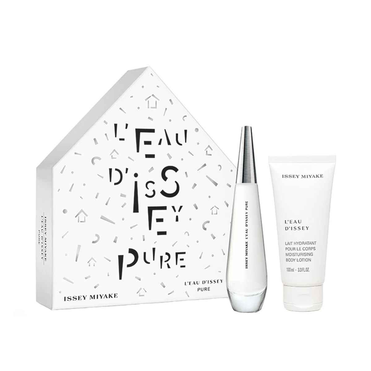 Issey Miyake coffret cadeau l'eau d'issey femme eau de toilette vaporisateur 50 ml + lotion pour le corps 100 ml femme