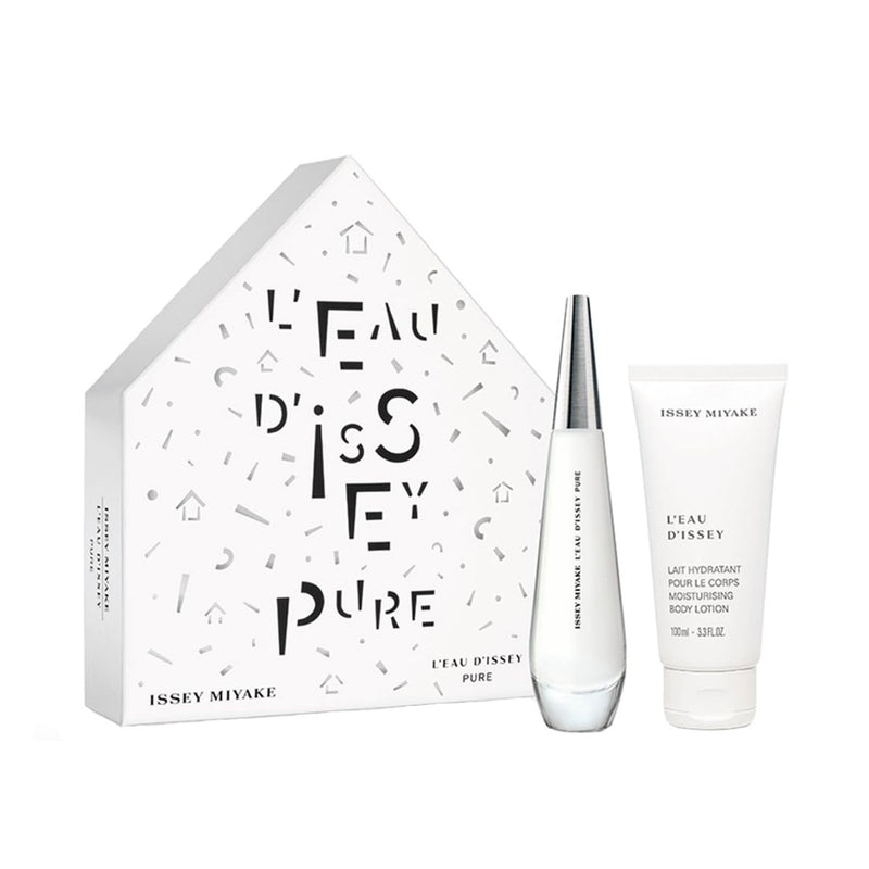 Issey Miyake coffret cadeau l'eau d'issey femme eau de toilette vaporisateur 50 ml + lotion pour le corps 100 ml femme