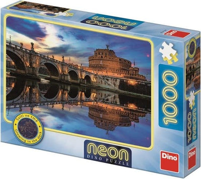 Dinotoys Dino Puzzle - Glow in the Dark Engelenburcht Rome - 1000 pièces