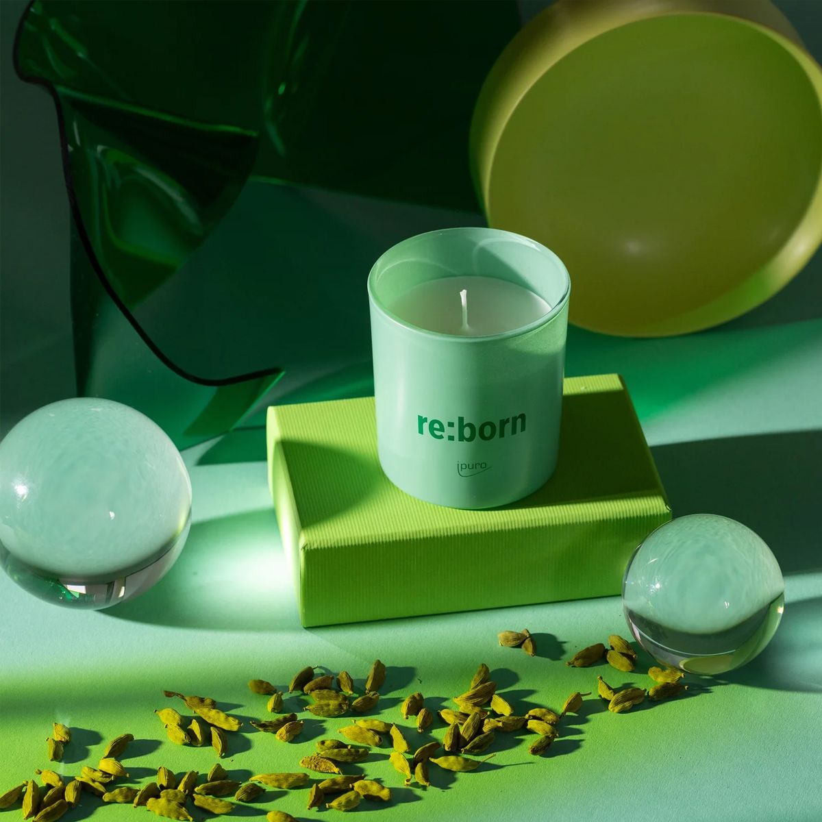 Bougie parfumée ipuro Nous sommes: Re: Né 140gr.