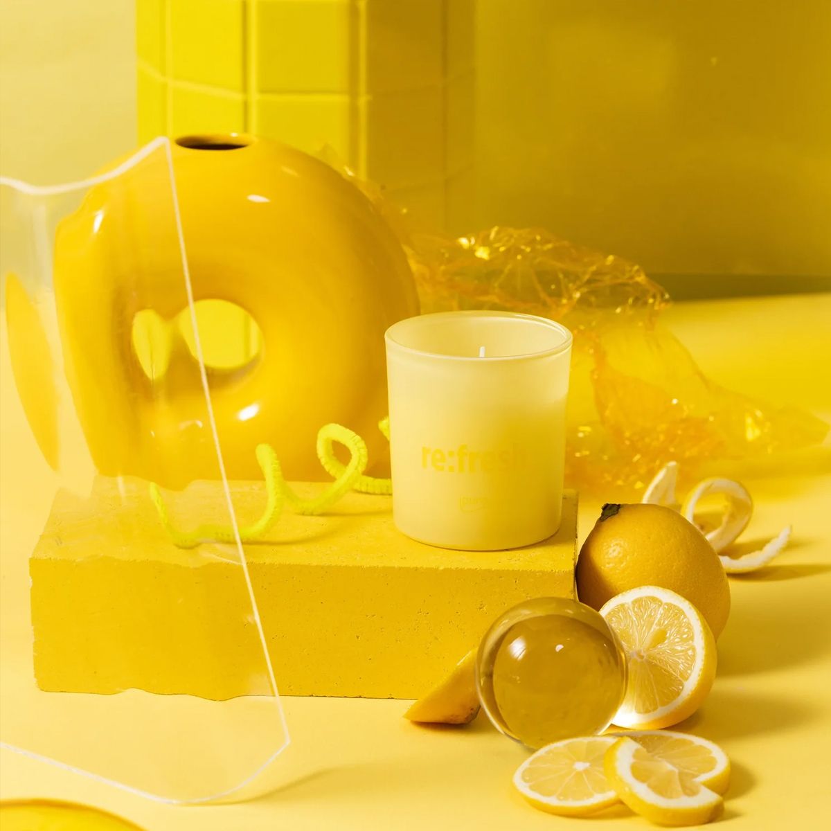 Bougie parfumée ipuro Nous sommes: Re: Fresh 140gr.