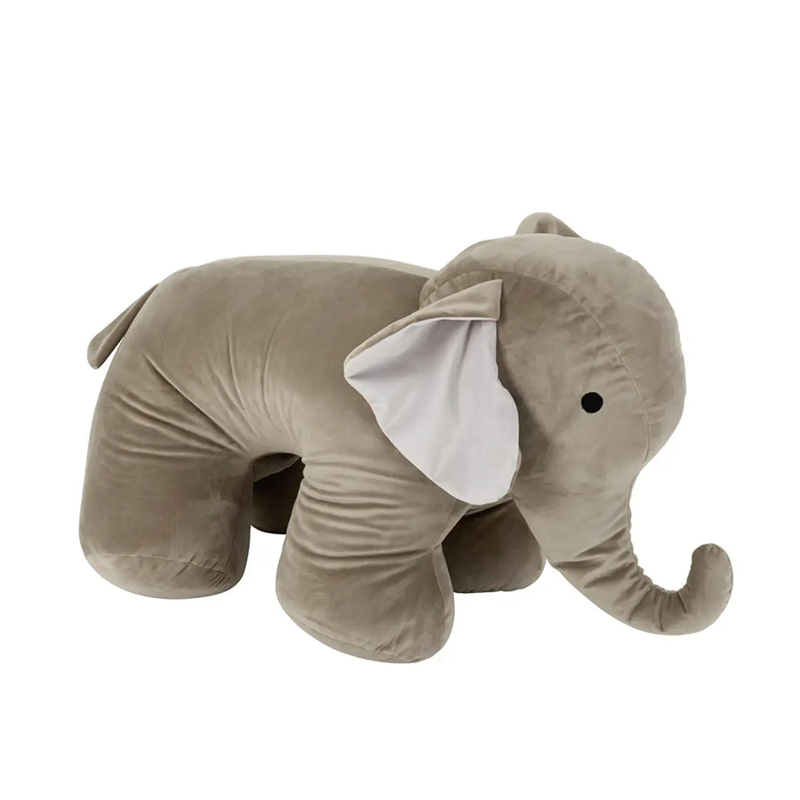 Peluche éléphant J-line grand 38x35x71cm