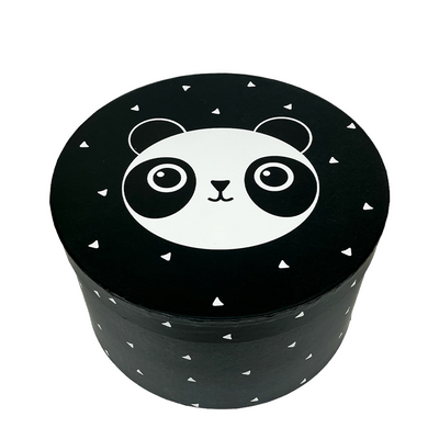 J-line boîtes de rangement panda ø32x18cm 3 pièces