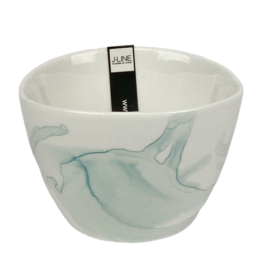 Bol J-line marbre bleu ø9x6cm