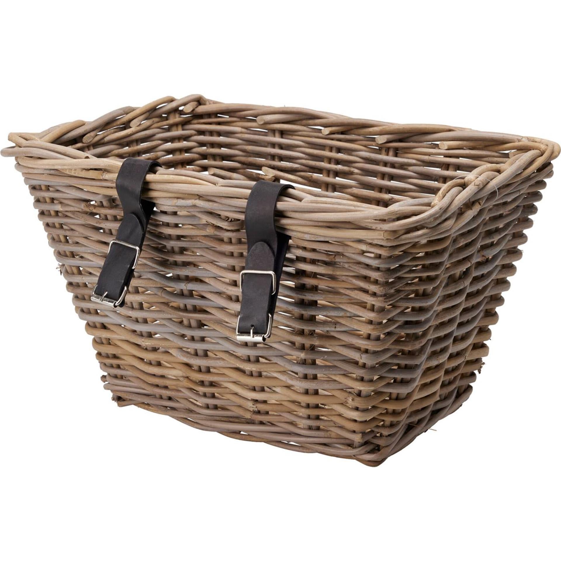 Panier à vélo en rotin 39x30x24cm