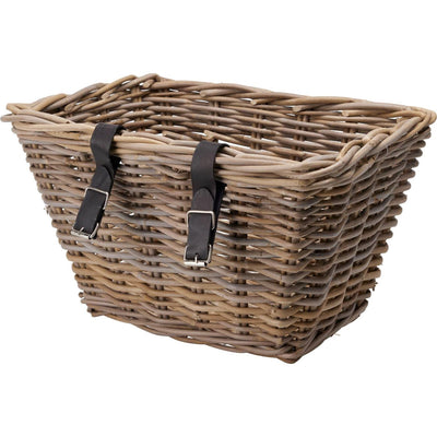 Panier à vélo en rotin 39x30x24cm