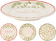 Assiette à dessert de Noël Home styling faïence ø19cm
