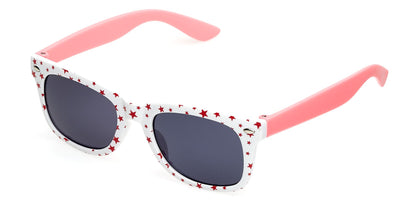 Spectrum Spectrum Lunettes de soleil fille rose blanc avec étoile rouge