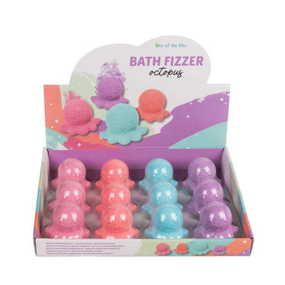 Out of the blue bombe de bain poulpe 7 cm 4 assortis | 24 pièces