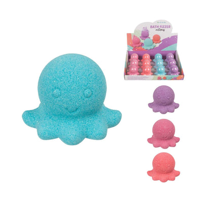 Out of the blue bombe de bain poulpe 7 cm 4 assortis | 24 pièces
