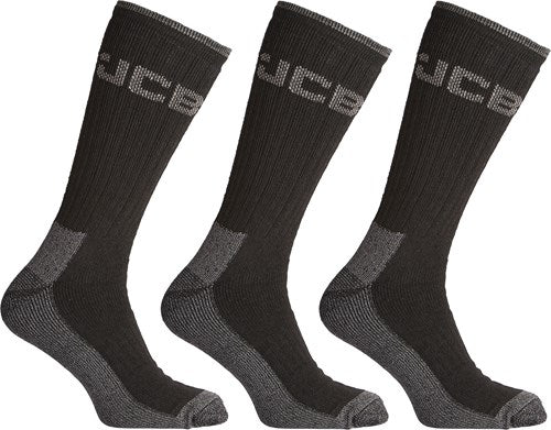 Ty jcb chaussettes de travail lourdes du | taille 39-43 | 3 paires - jcbx108a