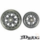 Paire de roues jd bug junior 120 100 mm (avec roulements)