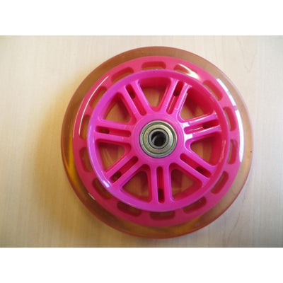roue jd bug 120 mm rose (roulements inclus)