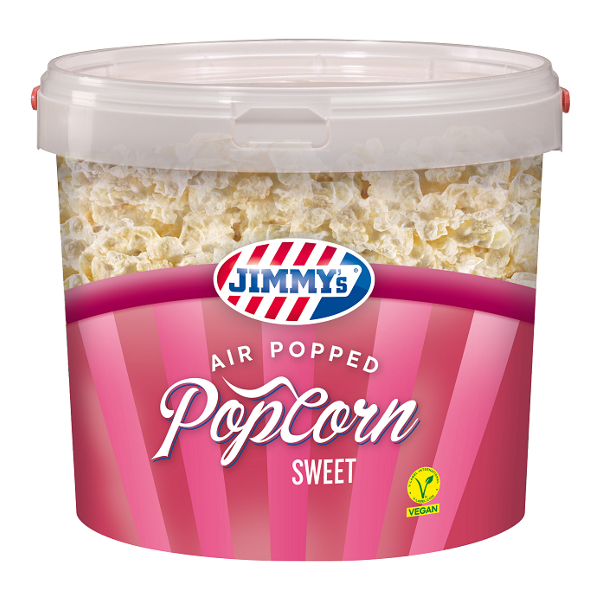 Seau sucré pop-corn Jimmy's (12x 220gr)