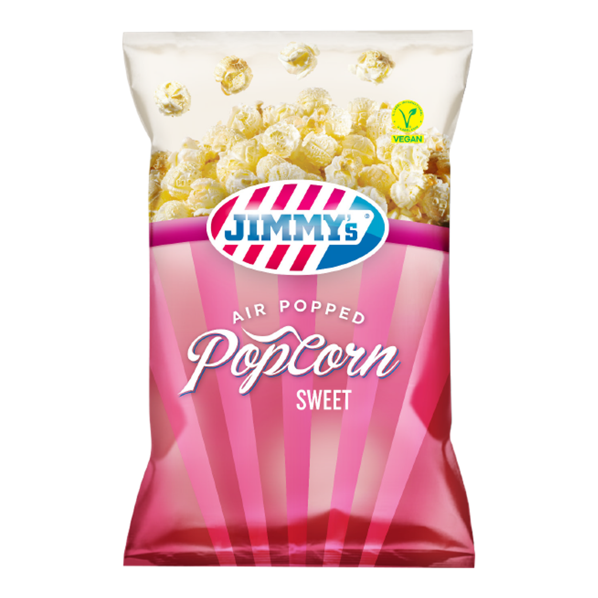 Sachet sucré de pop-corn Jimmy's (12x 60gr)