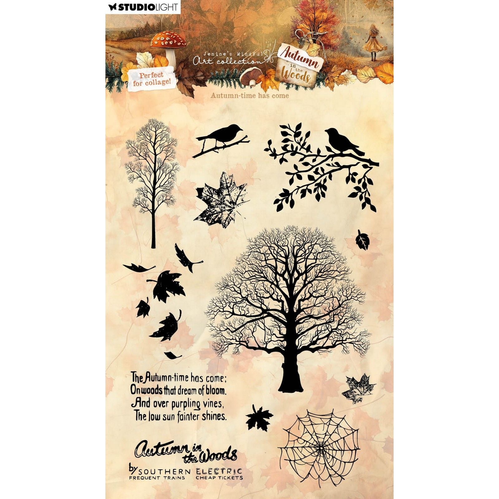 Studio Light • L'art conscient de Jenine L'automne dans les bois Timbres clairs L'heure de l'automne est arrivée