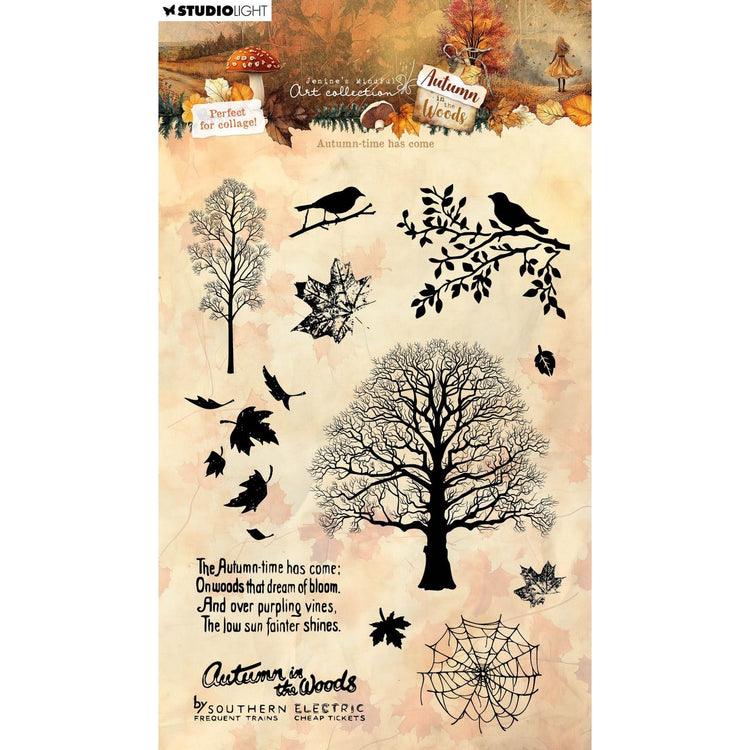 Studio Light • L'art conscient de Jenine L'automne dans les bois Timbres clairs L'heure de l'automne est arrivée