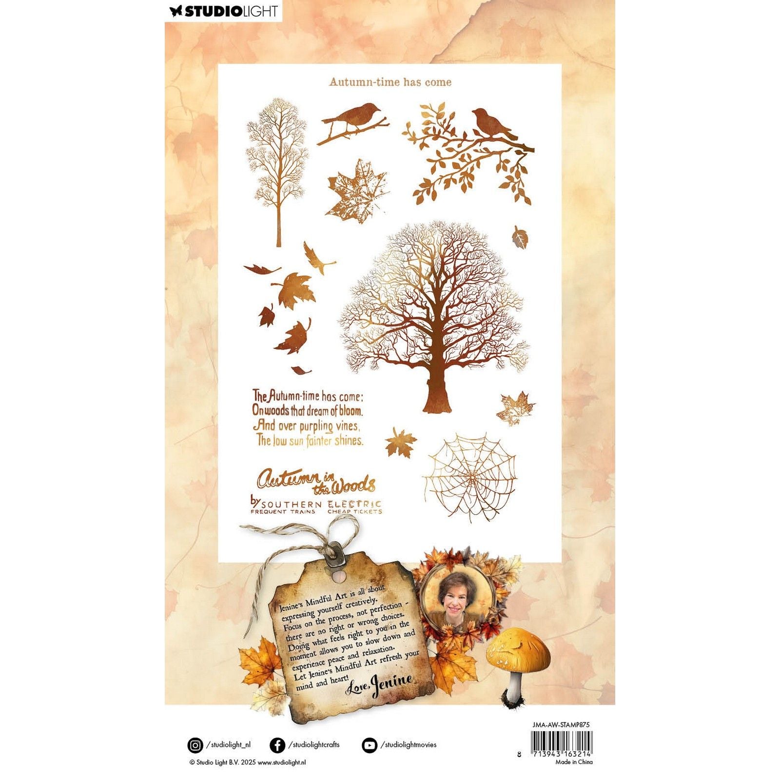 Studio Light • L'art conscient de Jenine L'automne dans les bois Timbres clairs L'heure de l'automne est arrivée