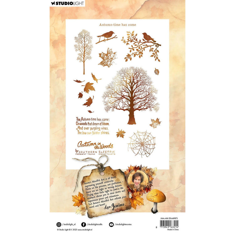Studio Light • L'art conscient de Jenine L'automne dans les bois Timbres clairs L'heure de l'automne est arrivée