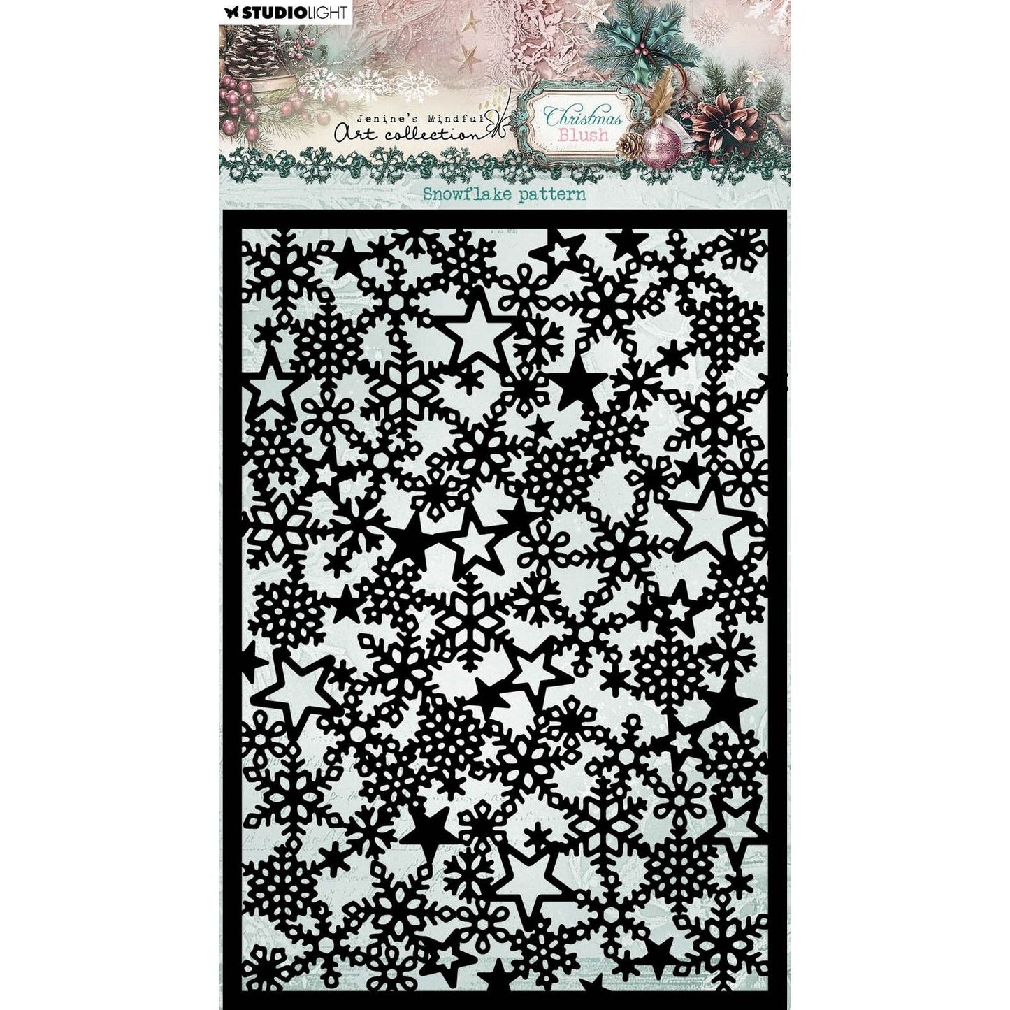Studio Light • Jenine's Mindful Art Masque Blush de Noël Motif Flocon de Neige