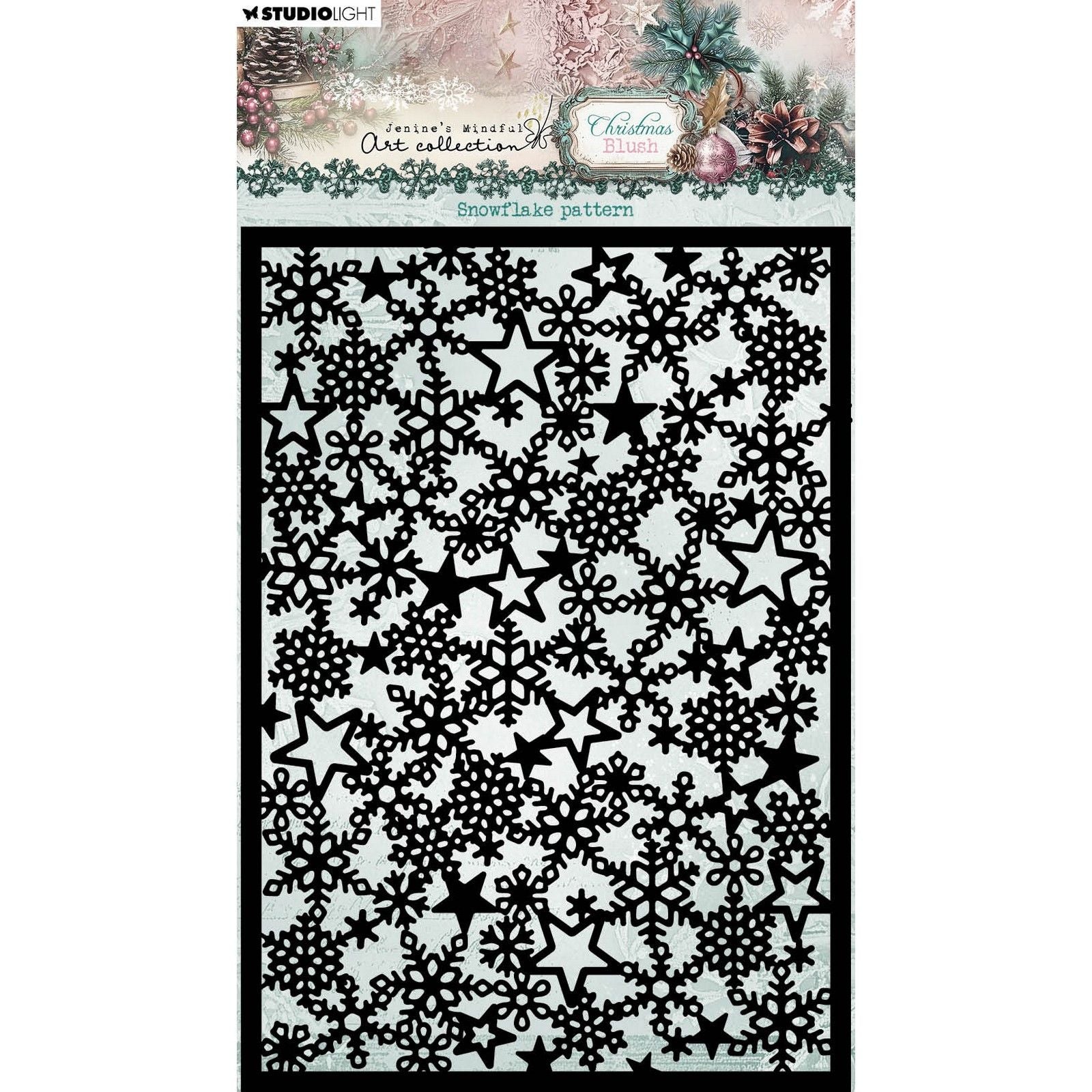 Studio Light • Jenine's Mindful Art Masque Blush de Noël Motif Flocon de Neige