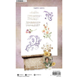 Lumière de studio • tampon transparent en pleine floraison, tourbillons pleins d'espoir - afbeelding 2