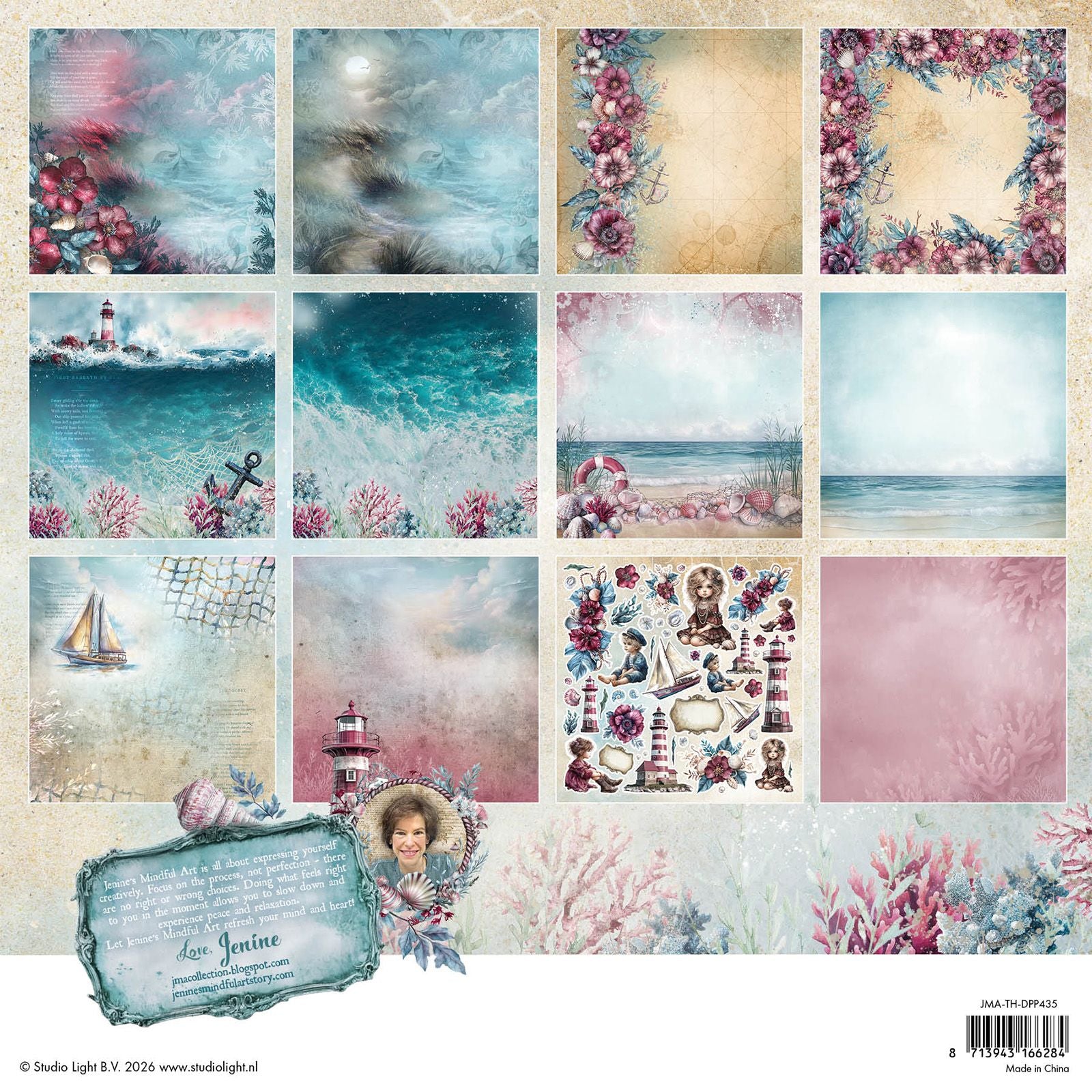 Studio Light • Bloc de papier design Tide of Hope pour scrapbooking double face