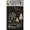 Studio Light • Collage d'hiver avec masque de Noël vintage