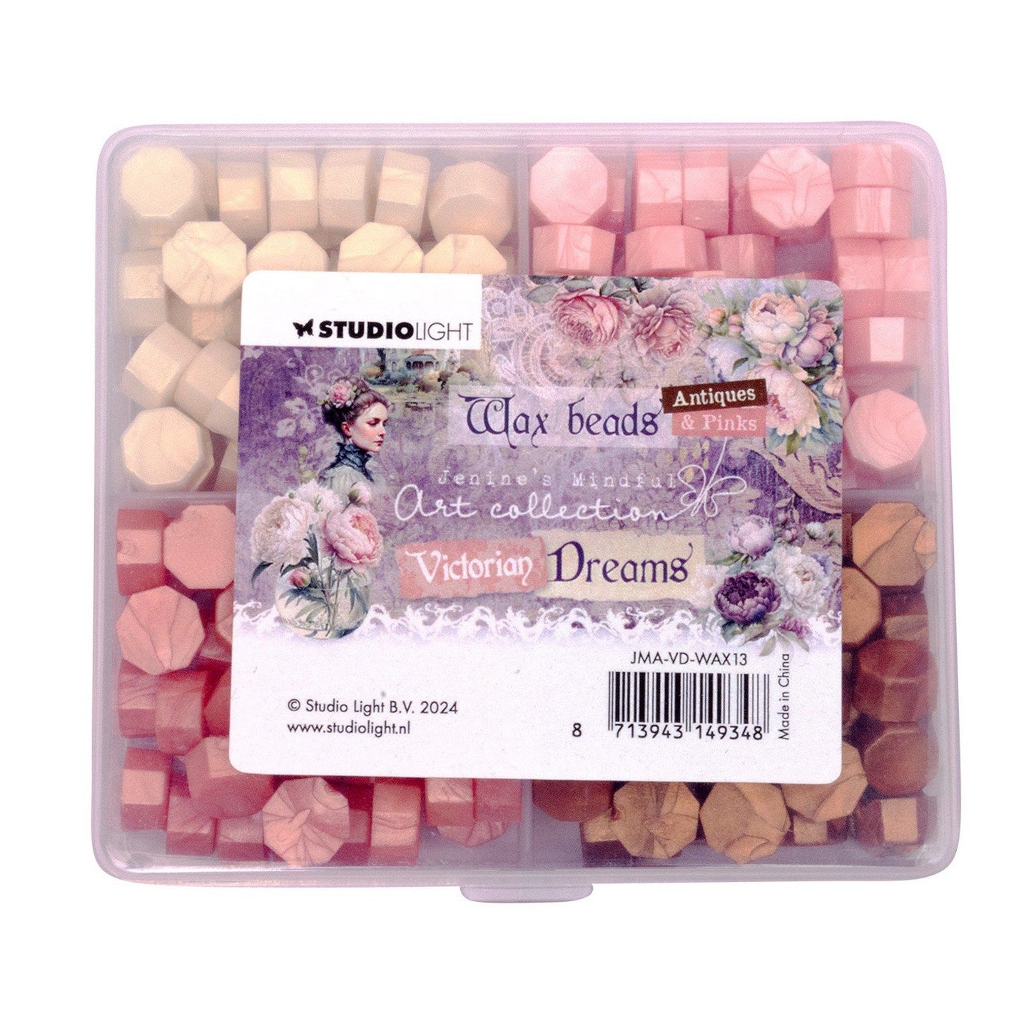 Lampe studio • Perles de cire rêves victoriens 4 couleurs rose