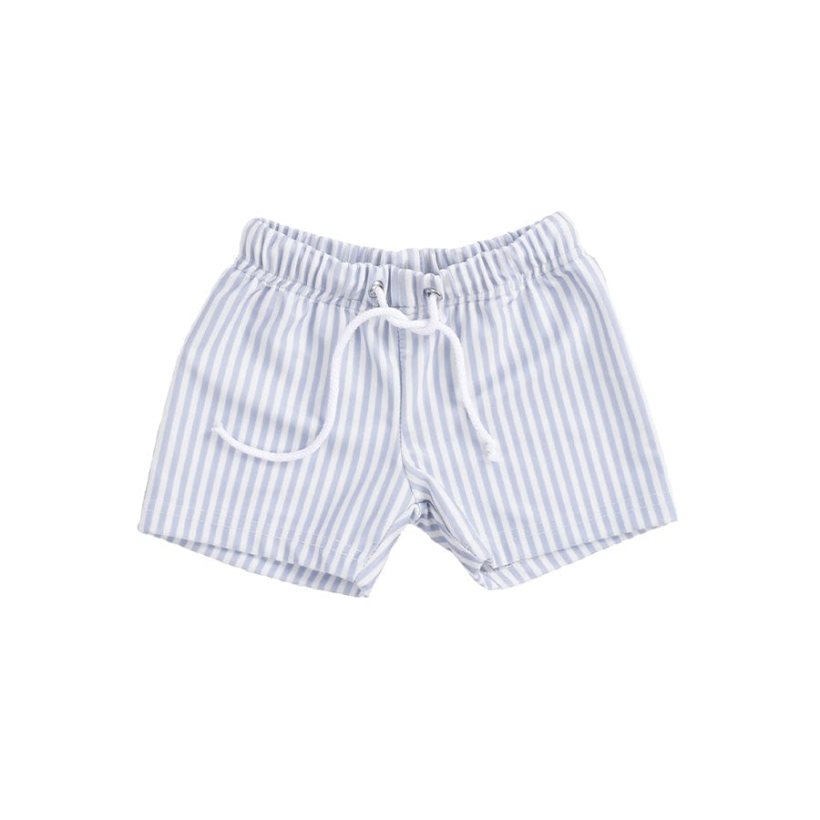 Rayures bleues BOXER BOXER UV BLANC