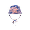 Rayures vibrantes | Chapeau de soleil UV Orange Blue