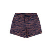 Rayures vibrantes | Blue Orange UV Swimming Trunks Boy