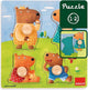 Puzzle des boutons Goula avec 4 ours